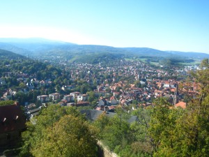 View from Wernigerode Castle